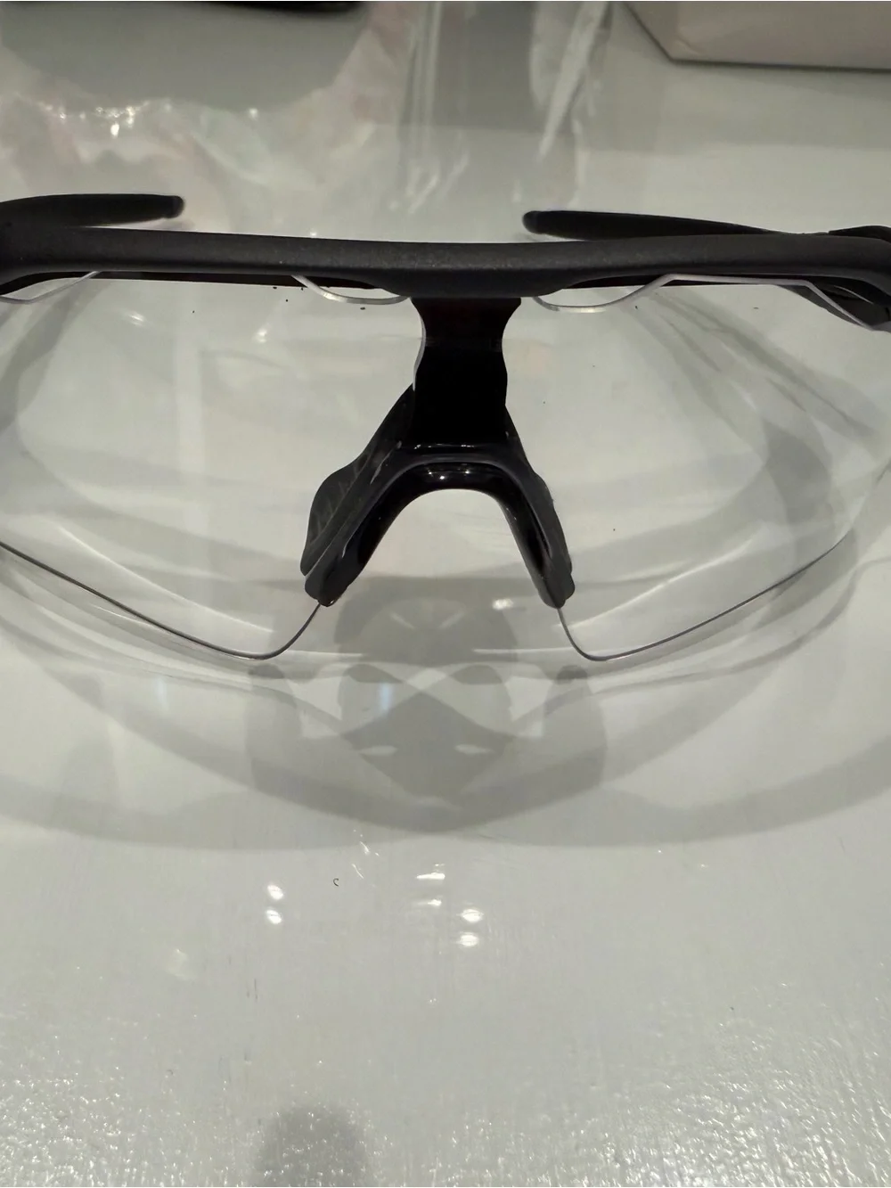 Oakley Black Frame with Clear Photochromic Lenses Sport Sunglasses